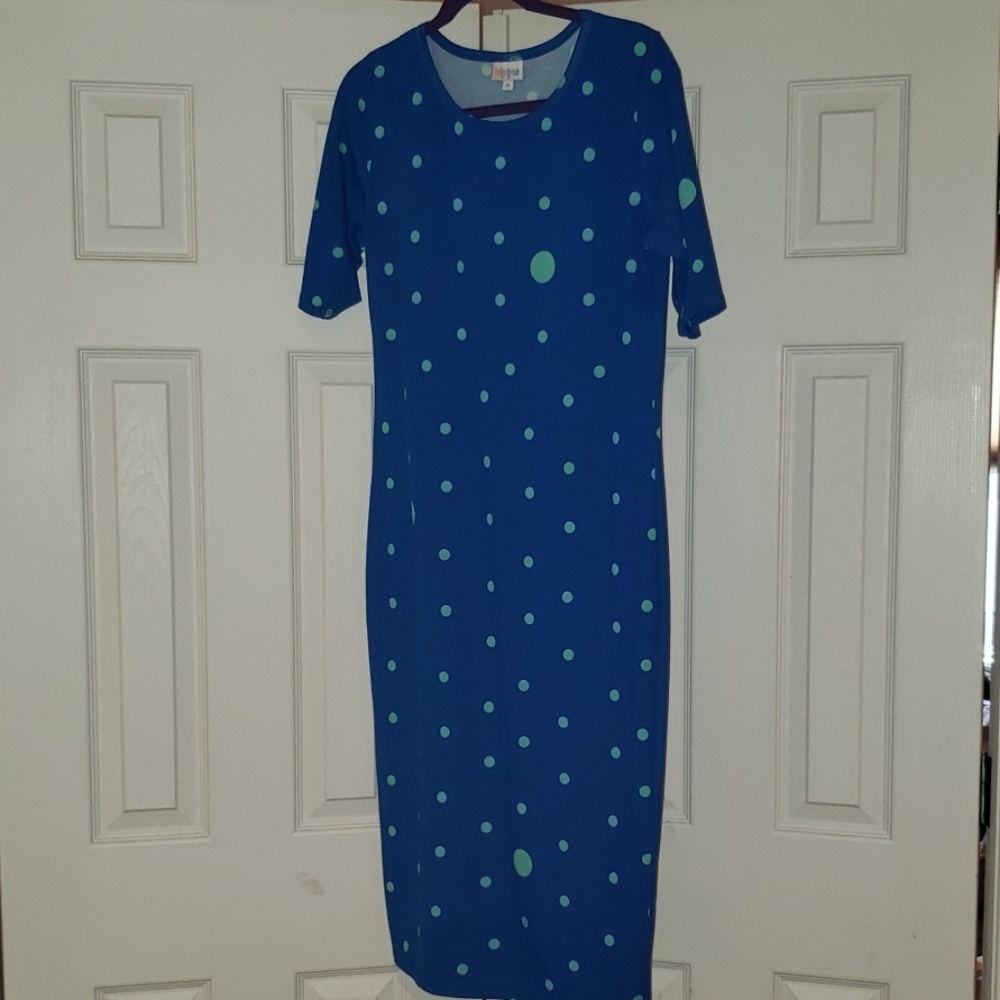 True Blue Polkadot Dress